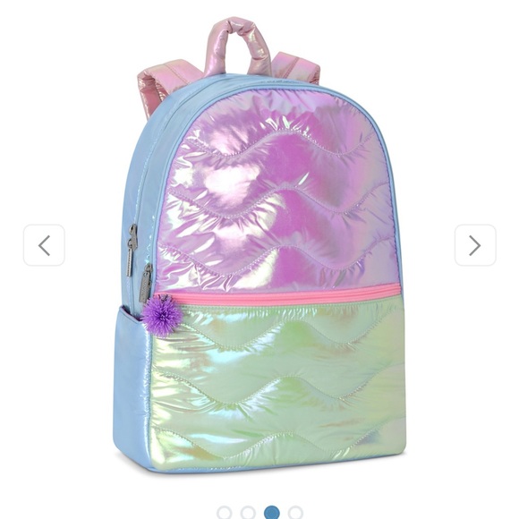 Iscream Other - Iscream Color Block Quilted Backpack – Nylon, Padded Straps, Excellent Condition